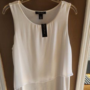 NWT white sleeveless top
